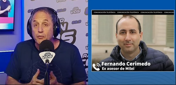 El fuerte cruce al aire entre Ernesto Tenembaum y un ex asesor de Milei que terminó con insultos