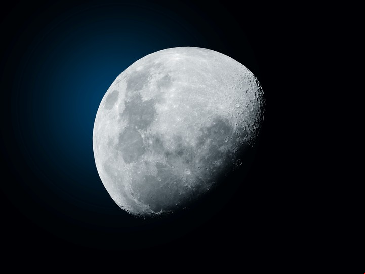 La Luna se hace creciente durante la primera semana del mes. Foto: ilustración Shutterstock