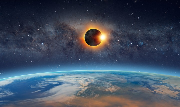 La primera temporada de eclipses de 2025 será en los signos de Virgo y Aries. Foto: ilustración Shutterstock
