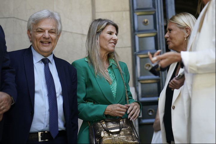 La jueza Sandra Arroyo Salgado en la despedida de Maqueda. Foto: Fernando de la Orden