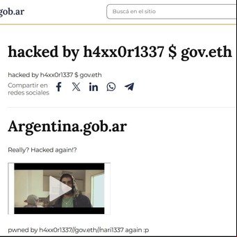 Hackearon el sitio oficial del Estado: el Gobierno alegó falta de inversión por culpa de funcionarios que rechazaron el DNU de la SIDE