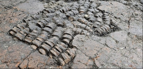Descubren un misterioso suelo medieval revestido de huesos 