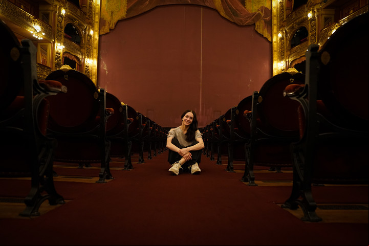 Marianela Nuñez en el Teatro Colón. Foto: Maxi Failla.