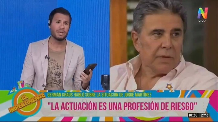 Tomás Dente habló de la situación de Jorge Martínez. Foto: Captura TV