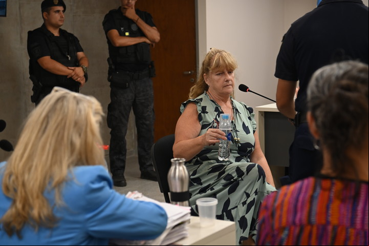 Claudia Ringelheim, la ex funcionaria que declaró hoy. Foto Ariel Carreras