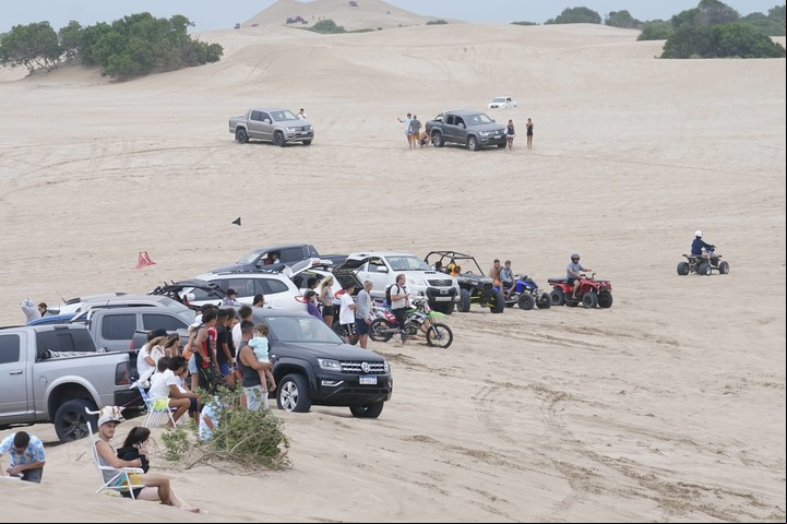 La zona de La Frontera, donde está permitido andar en cuatriciclo. Foto: Fernando de la Orden / Enviado especial