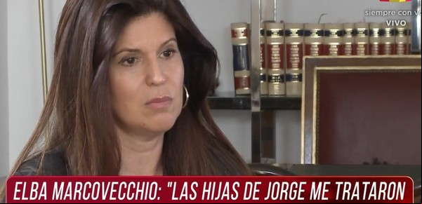 Elba Marcovecchio habló de los últimos días de Jorge Lanata, el conflicto de ella con las hijas de él y las acusaciones que le hicieron