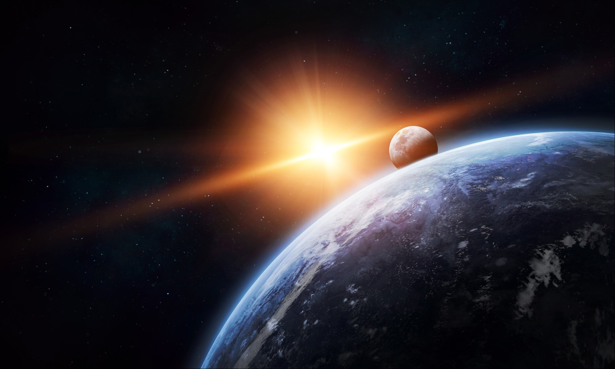 El eje nodal se compone del nodo norte y el nodo sur, dos puntos de intersección entre la órbita lunar y la eclíptica. Foto: ilustración Shutterstock