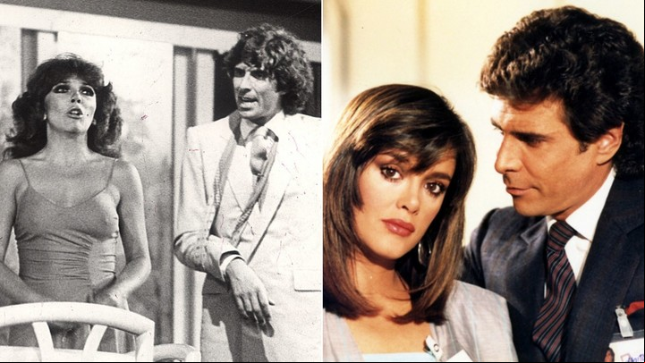 Dos de los amores de Jorge, Verónica Castro y Lucía Mendez.