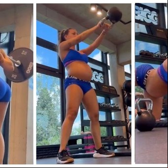 La exigente rutina de entrenamiento de Sol Pérez, en la semana 29 de su embarazo: "Entrenando a mi súper bebé" 