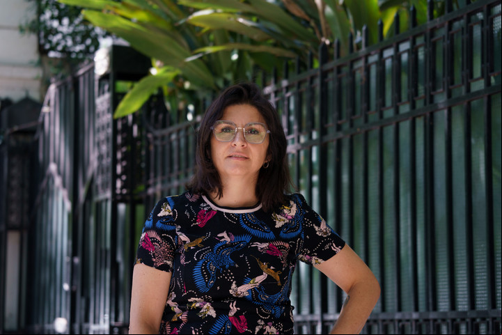 La escritora Julia Coria. Foto Juano Tesone.