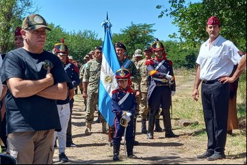 Igual que San Martín: acamparon en el mismo lugar que el Libertador antes del combate de San Lorenzo