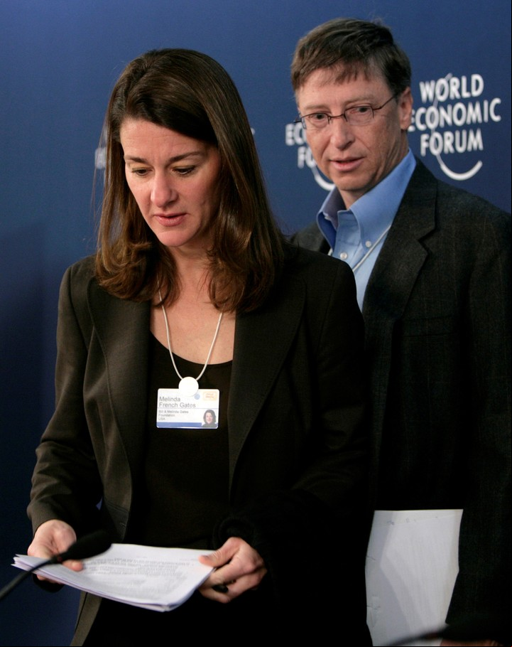 Melinda French y su ex esposo Bill Gates (Reuters).