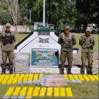 Tras el anuncio del alambrado, incautaron más de 200 kilos de cocaína en la frontera con Bolivia