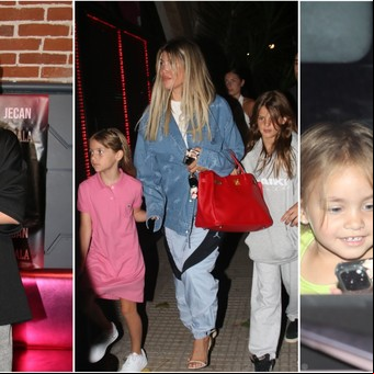 Wanda Nara llevó a sus hijas al lanzamiento de la nueva canción de L-Gante en medio de un clima muy tenso