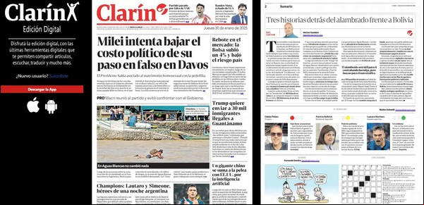 Clarín le pide disculpas a sus lectores