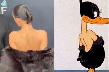 Los mejores memes del desnudo de Bianca Censori, la esposa de Kanye West, en los Premios Grammy 2025