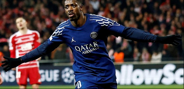 Champions League: PSG pasó de las dudas a ser un vendaval que liquidó al Brest con un Dembelé que hace olvidar a Mbappé