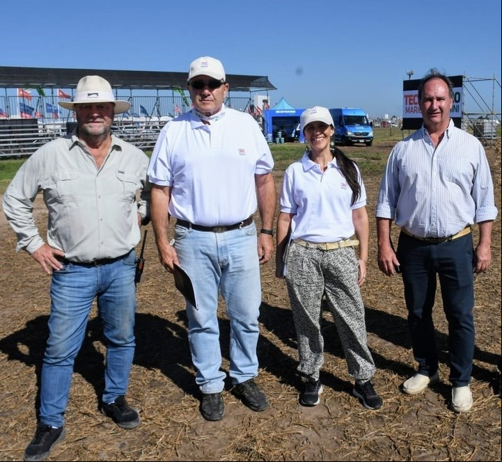 Del equipo de coordinacíon del Tecnódromo, desde la izquierda, Sergio Marinelli, Guillermo Marrón, Adriana Godoy y Luis Negruchi.