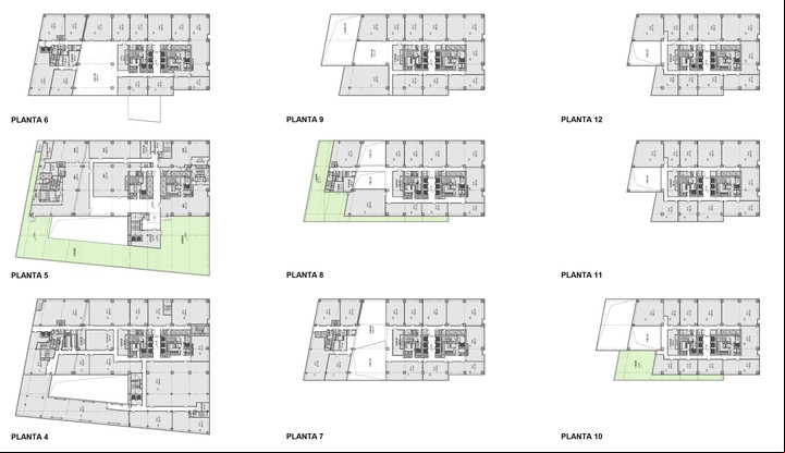 Ping An Diagrama Plantas Oficinas Combinadas