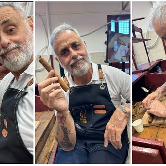 Durante un viaje a Cuba, Jorge Rial mostró cómo se hacen los habanos y le llovieron las críticas
