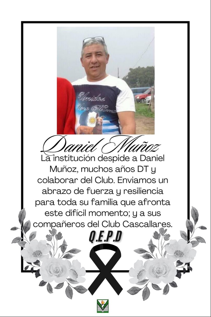 Daniel Muñoz (55) murió en un choque frontal en la ruta provincial 7, en General Rodríguez.
