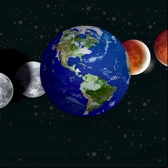 Luna llena "de sangre" y eclipse total de marzo 2025: cómo estarán los planetas ese día y cómo nos afectarán