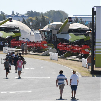 En Expoagro son atracción central los equipos de cosecha con alto voltaje tecnológico a nivel global