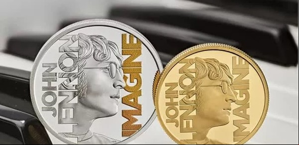Celebran los 85 años del nacimiento de John Lennon con una moneda de colección