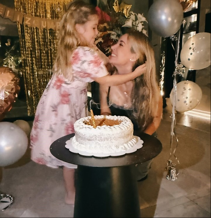 Jésica y su hija Chloe. Foto: Instagram