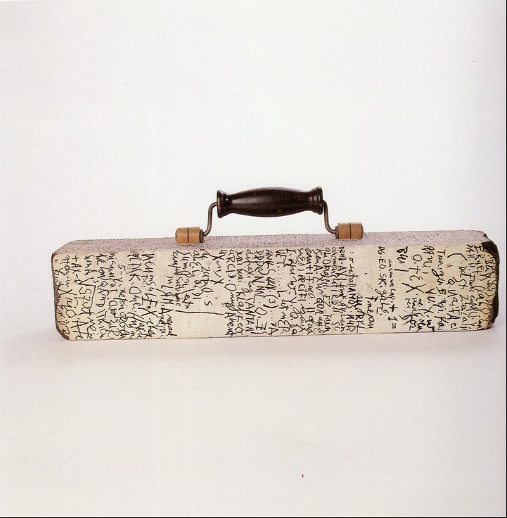 "Texto sólido de transporte", obra de 1973.