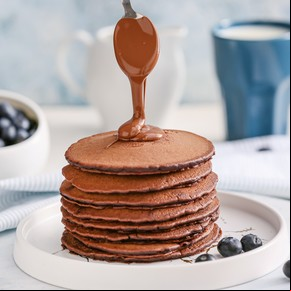 Pancakes de chocolate