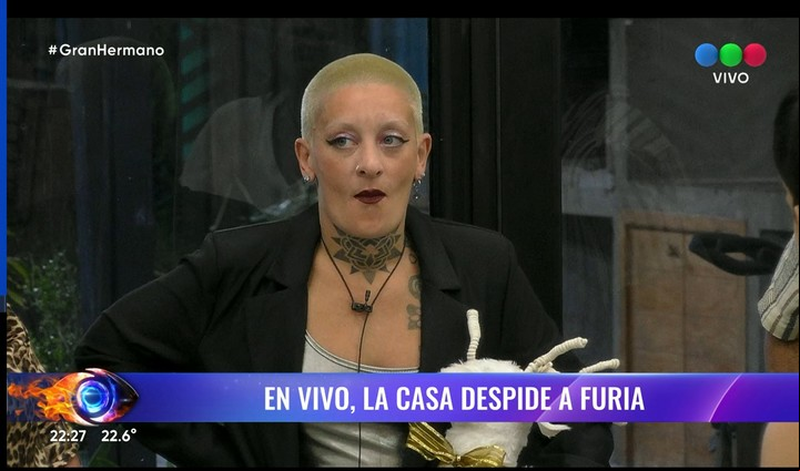 La noche en la que "el Big" anunció que Furia dejaba la casa, después de dos semanas.