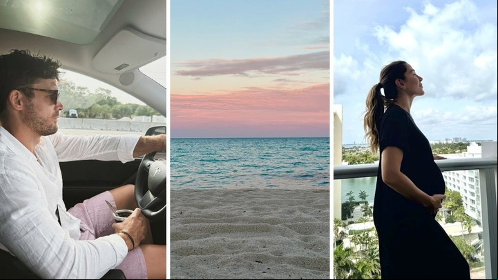 Jimena Barón y Matías Palleiro viajaron a Estados Unidos para vivir sus últimas vacaciones previo al nacimiento de su hijo. | Fotos: Instagram