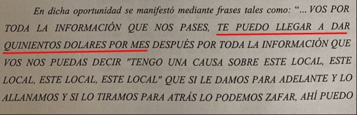 Los diálogos de los policías que pedían coimas para proteger a cueveros.