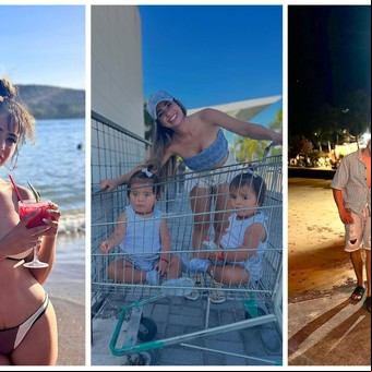 Las primeras vacaciones de Daniela Celis y Thiago Medina con sus hijas: "¡Un viaje más que soñado!"