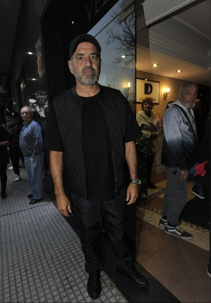 Mariano Iudica le dio el último adiós a Toti Ciliberto. | Foto: Movilpress