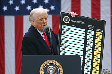 "Parecen amigables, pero nos engañan": los comentarios de Donald Trump al mostrar la tabla más temida de aranceles recíprocos