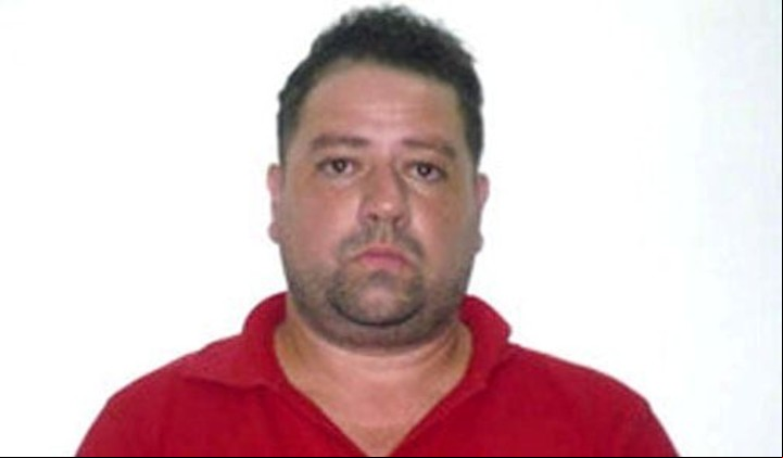Mario Segovia, cuando cayó preso en Aeroparque por la causa efedrina.