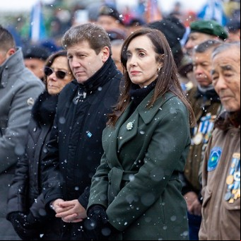 En medio de su interna con Milei, Villarruel advirtió: "La causa Malvinas es la única prenda de unidad de nuestra nación" 