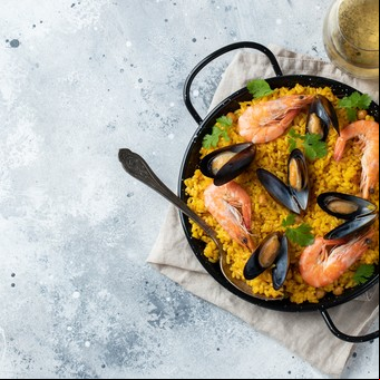 Paella de mariscos