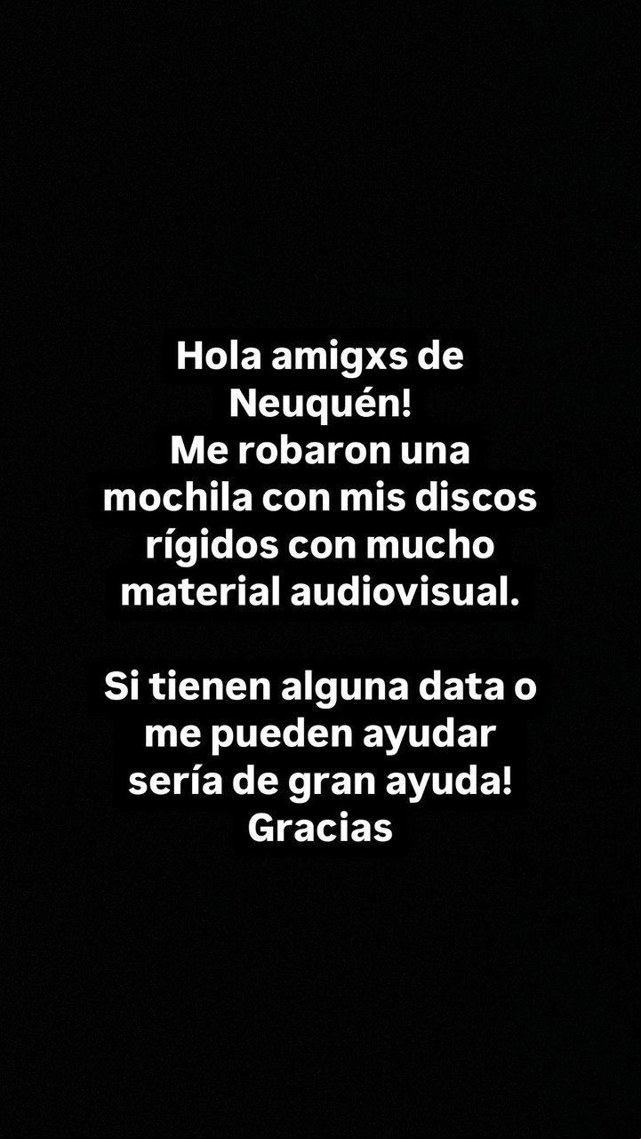Peter Lanzani denunció que fue víctima de un robo en Neuquén. Foto: Instagram