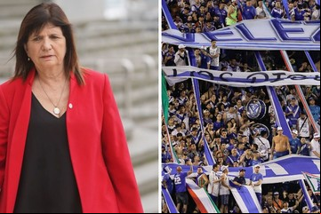 Patricia Bullrich denunció que los barras de Vélez les robaron un arma a los policías y les apuntaron: "Jamás volverán a pisar un estadio"