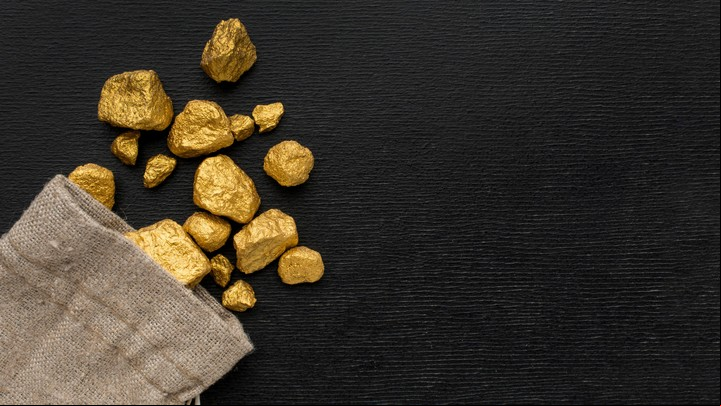 Se calcula que hay 84 millones de toneladas de material con una concentración promedio de 0,6 gramos de oro por tonelada. Foto: Freepik.