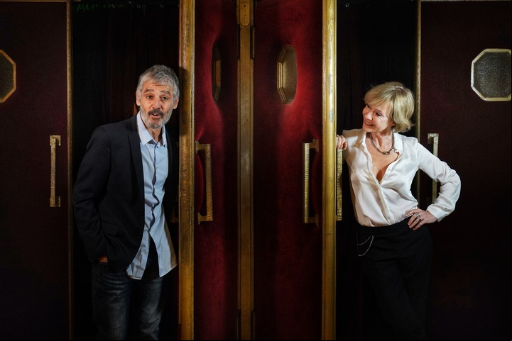 Germán Palacios e Inés Estévez hacen "El hombre inesperado". Foto: Ariel Grinberg