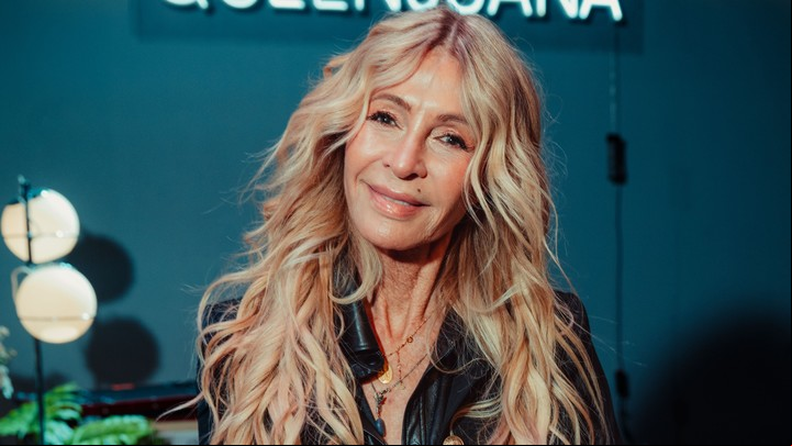 Cris Morena habló con Clarín en en el lanzamiento cápsula de ropa QUEEN JUANA by "Margarita". Foto: gentileza JECAN @somosjecan.