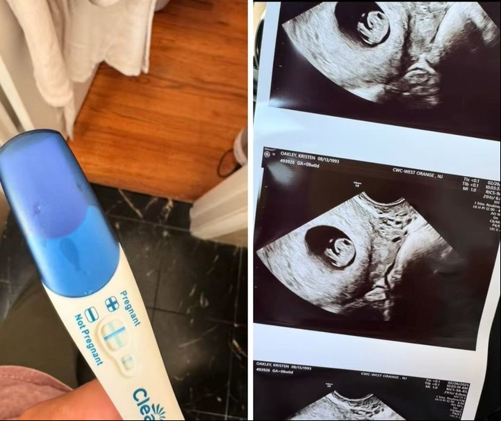 La mujer aseguró que está embarazada: espera la llegada de su segundo hijo. Foto: captura de video/TikTok @theweenwrangler.