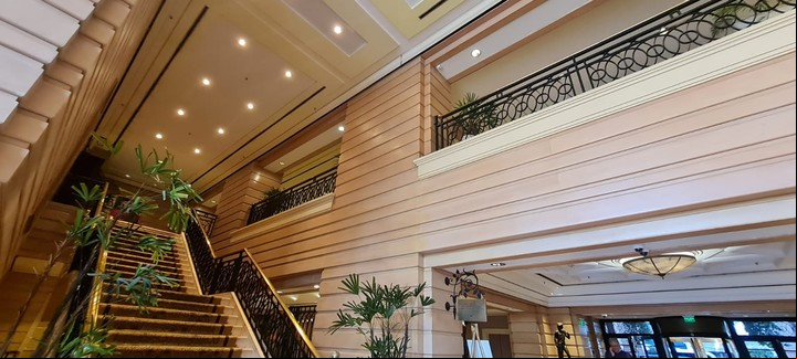 La escalinata principal. Foto InterContinental