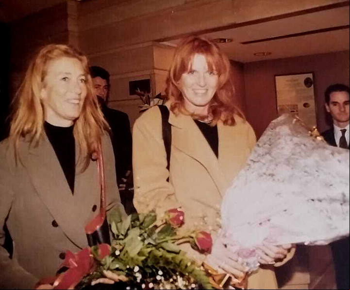 Realeza. Sarah Ferguson, en una foto del álbum del hotel. Foto InterContinental