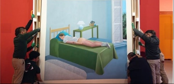 David Hockney deslumbra en París con su monumental muestra en la Fundación Vuitton